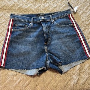 NWT banana republic denim shorts 30 hi rise
